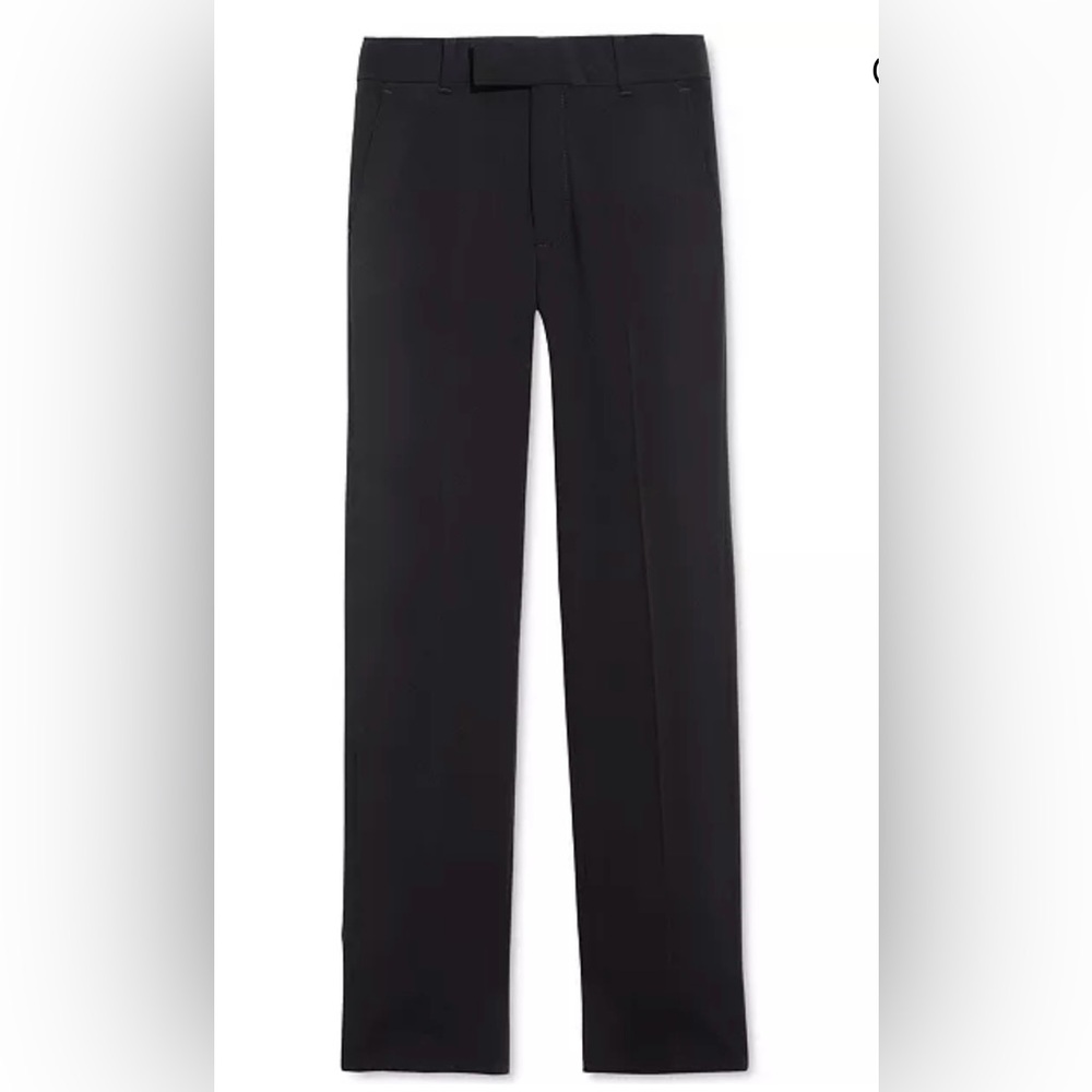 Calvin Klein Big Boys Slim Fit Black Pants.